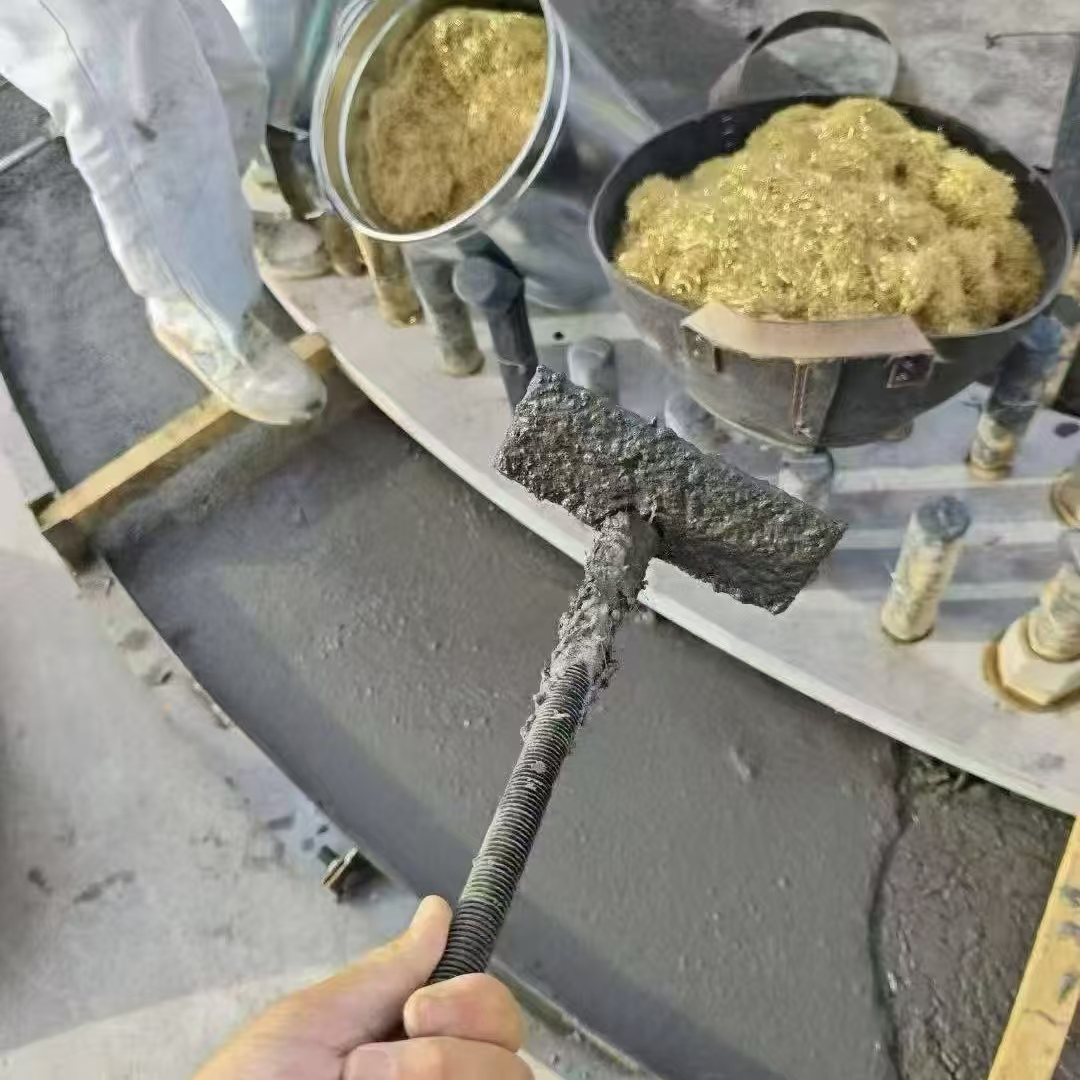 新余C120钢纤维高强无收灌浆料 轧机压缩机汽轮机发电机锻压设备底座灌浆材料